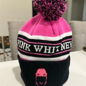 Pink Whitney Knit Beanie